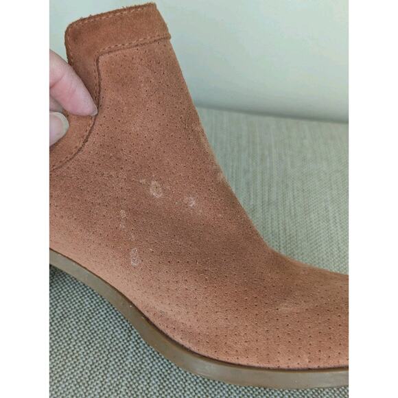 Sorel Booties Womens Size 10 Lolla Suede Leather Cut Out Boot Ankle Rust/Brown - Picture 10 of 10